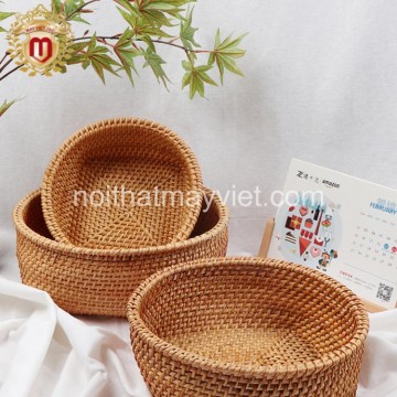 Khay Đựng Đồ Mây Tre KDMT002